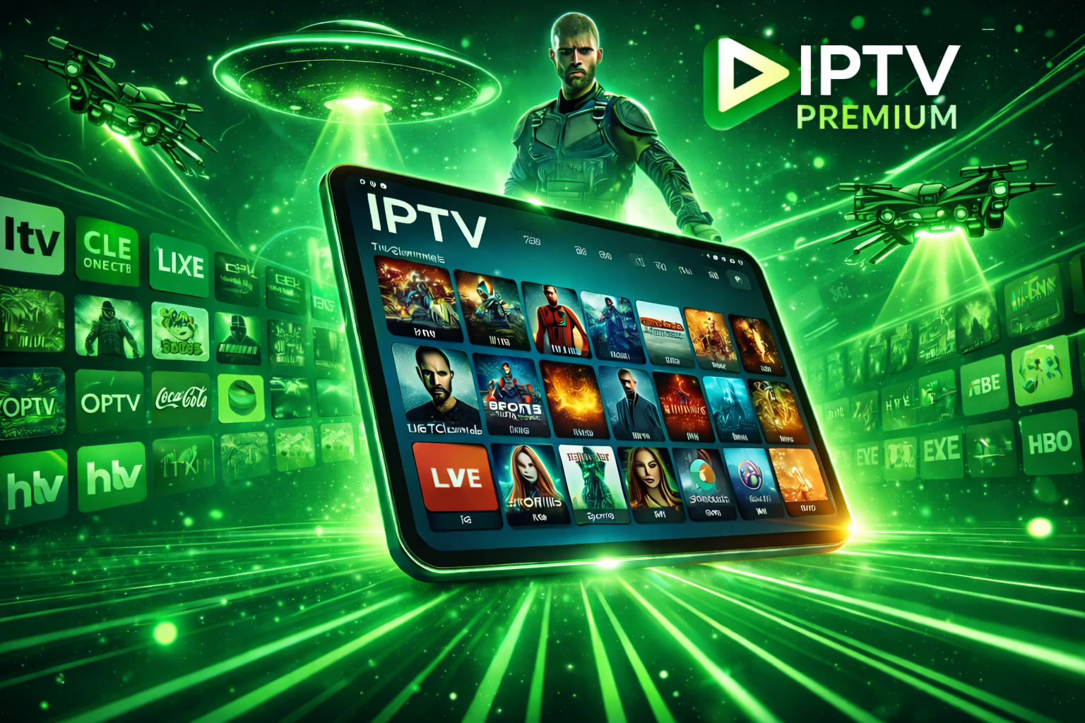 IPTV Premium interface op meerdere apparaten