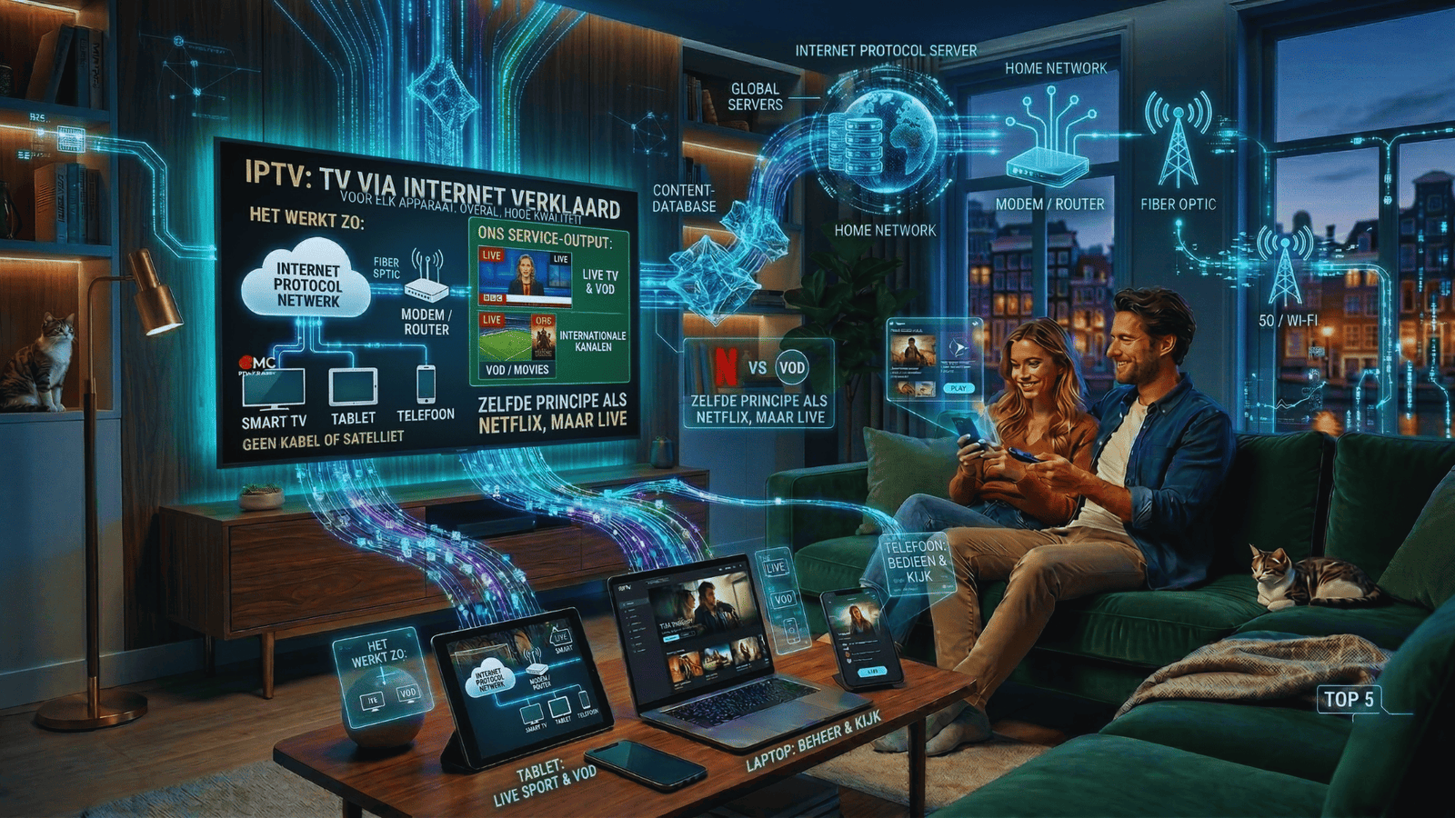 Hoe IPTV werkt - uitleg over streaming via internet